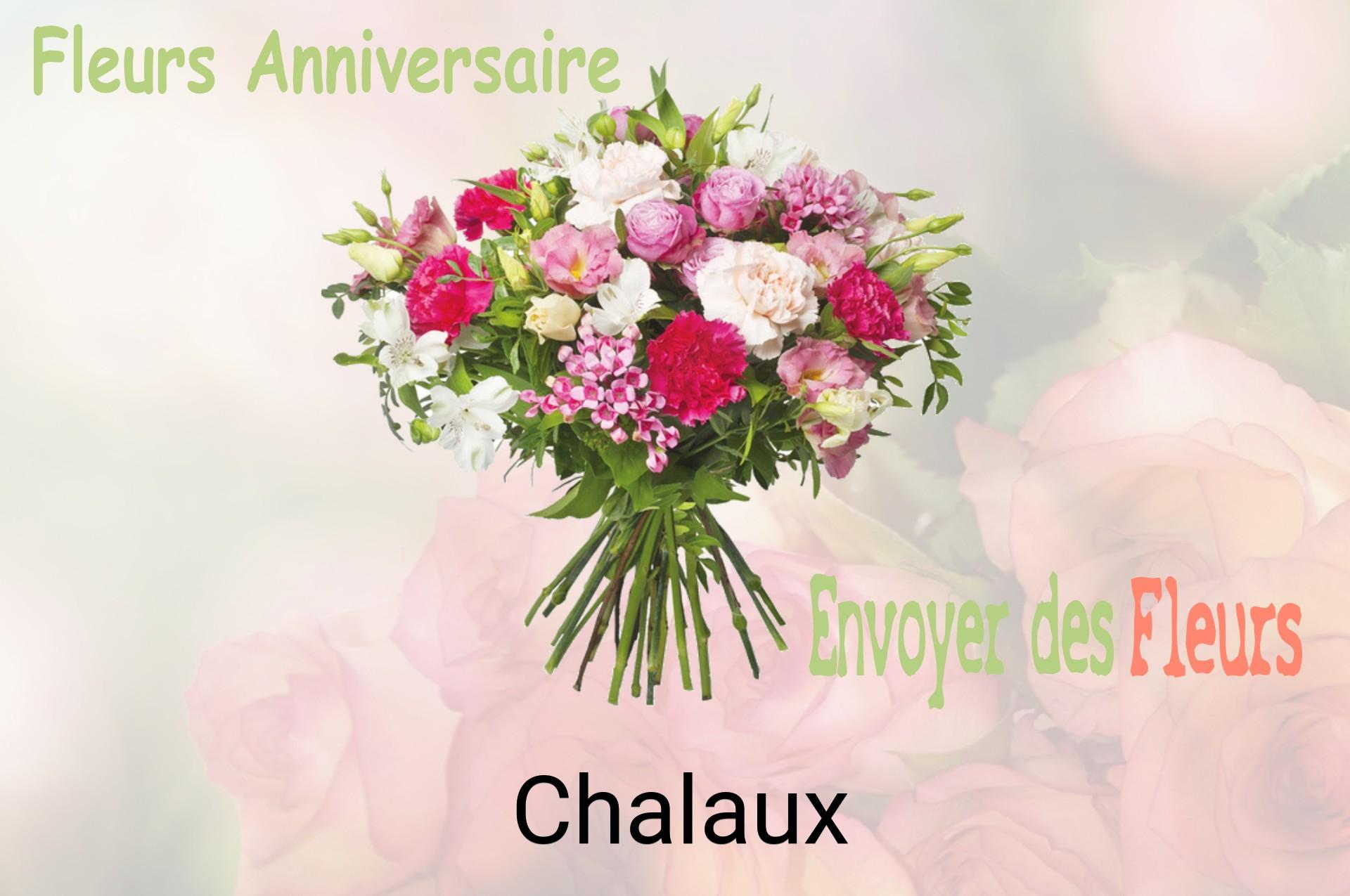 Bouquet de fleurs d’anniversaire livré à Chalaux